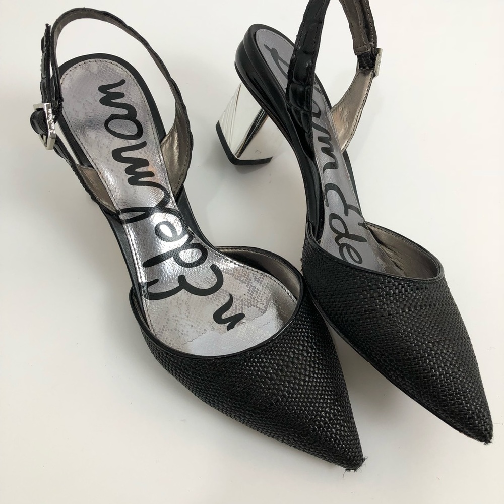 Sam Edelman “ CAROL “ Black  Pointed Shoes 7 1/2